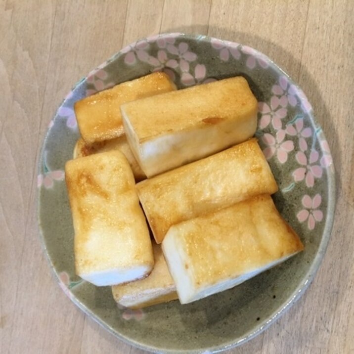 はんぺんのバター醤油焼き